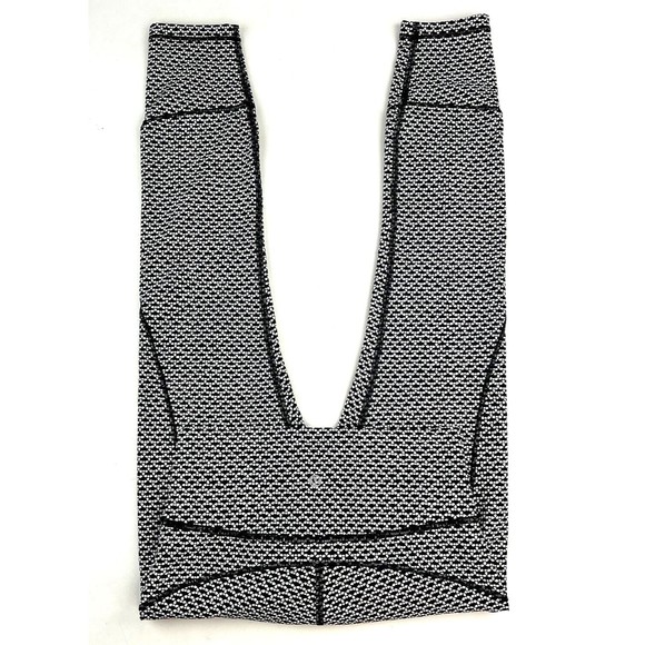 Lululemon In Movement 7/8 Tight Leggings Everlux Monochromic Black W5BBQS Sz 6 - Picture 4 of 13